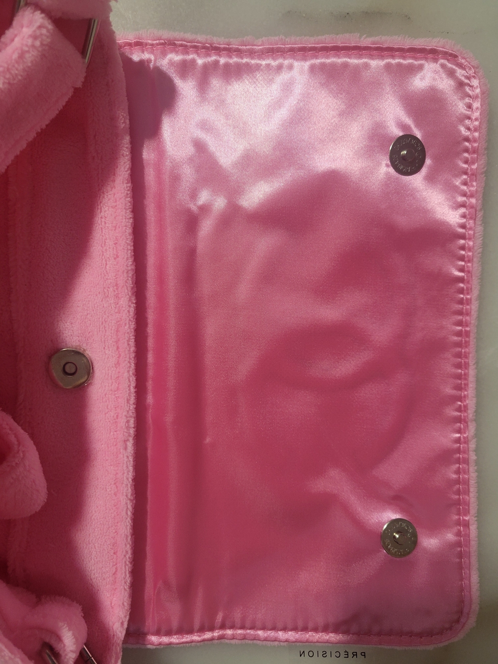 CHANEL PRÉCISION VIP BAG Pink Plush Shoulder Bag - Picture 2 of 4
